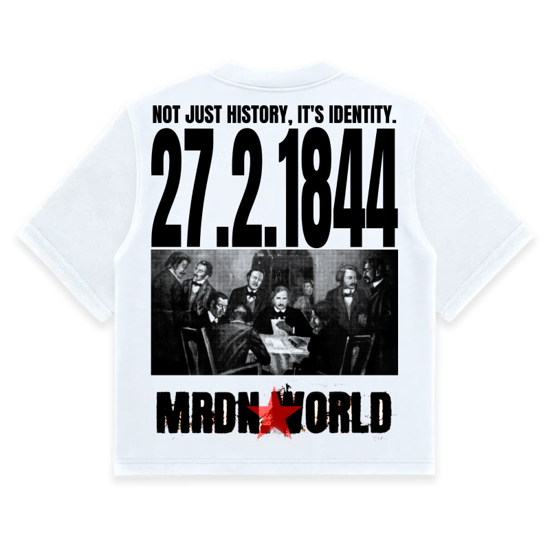 27.2.1844 White T Shirt